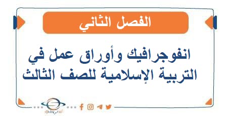 انفوجرافيك وأوراق عمل في التربية الإسلامية للصف الثالث الفصل الثاني